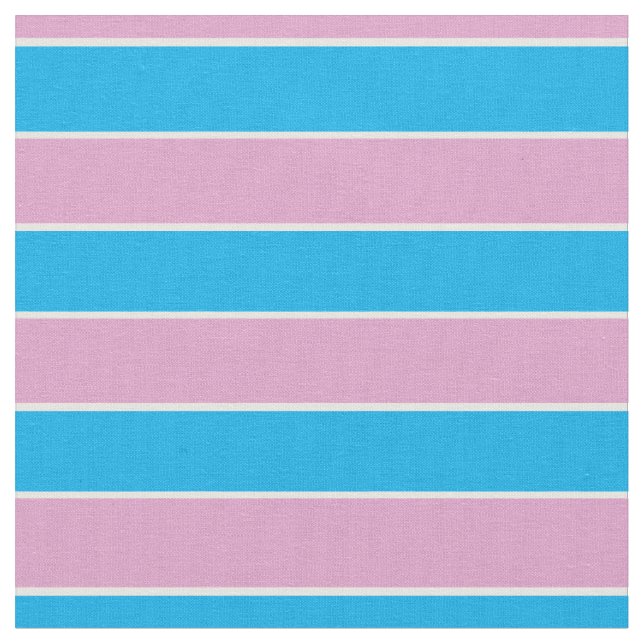 Tecido Listras rosa, azul e branco (Detalhe)