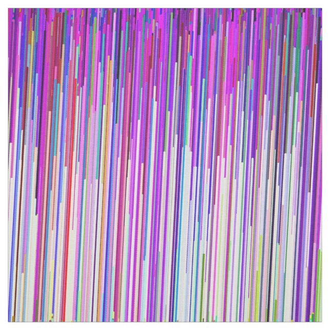 Tecido Listras roxas cor-de-rosa de néon abstratas (Modelo)