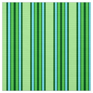 Tecido Listras, verde limão e Aqua modernos do meio