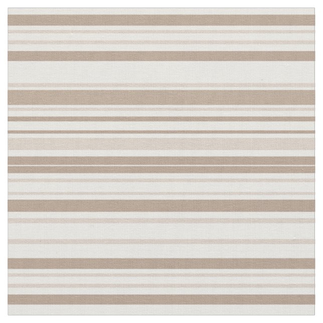 Tecido Listras Verticais Ousadas Marrom Mocha e Taupe Ret (Detalhe)