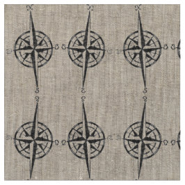 Tecido Litoral náutico do teste padrão de onda do preto