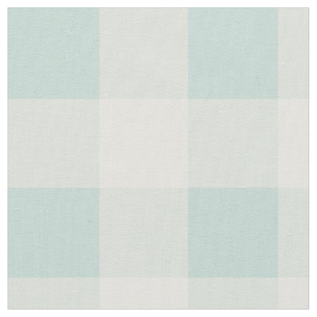 Tecido Little One Buffalo Check - azul turquesa suave (Detalhe)