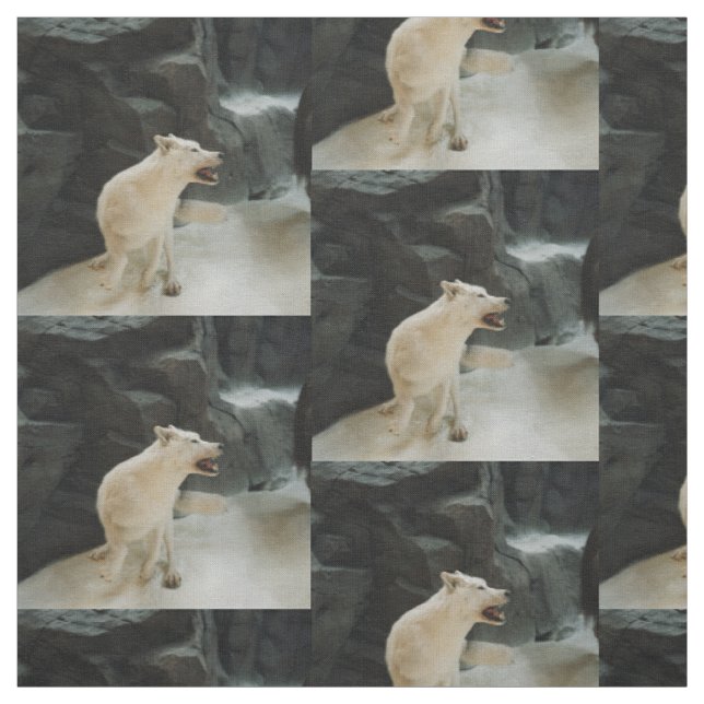 Tecido Lobo Branco (Modelo)