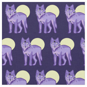Tecido Lobo Roxo legal