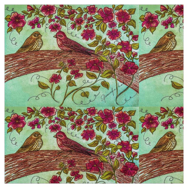 Tecido Localizações de Vintage (Modelo)