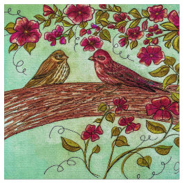 Tecido Localizações de Vintage