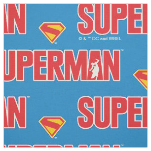 Tecido Logotipo clássico do Super-Homem