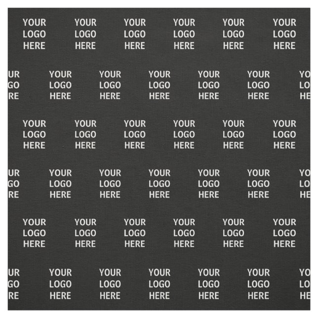 Tecido Logotipo preto personalizado para empresas Crie se (Modelo)