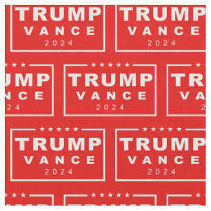 Tecido Logotipo retângulo clássico do Donald Trump Vance