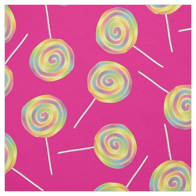 Tecido Lollipops De Cotovelo Bonito Kids Candy (Modelo)