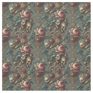 Tecido Longa Longa Distância da Dor - Azulejo Gótico Dens