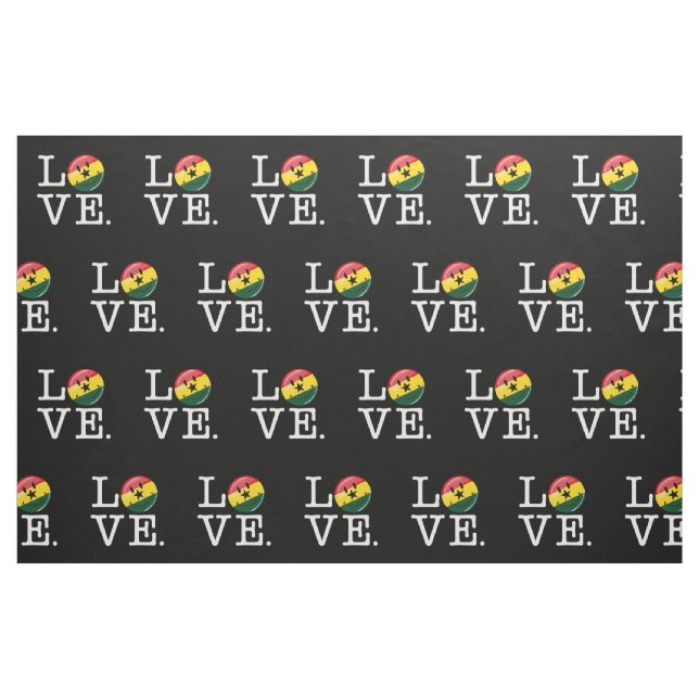 Tecido Love Ghana Smiling Ghanian Flag (Fat Quarter)