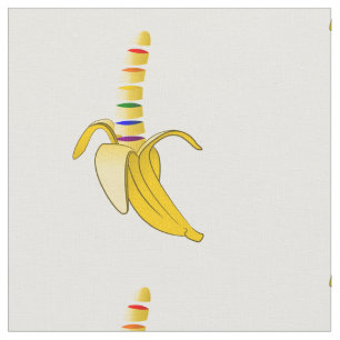 Tecido LQBQT Orgulho Humorístico Banana