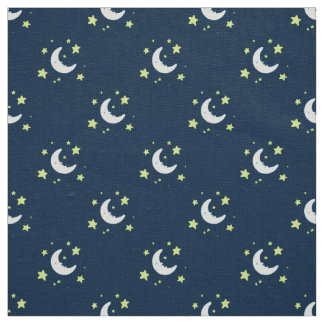 Tecido Lua e estrelas Impressão têxtil original