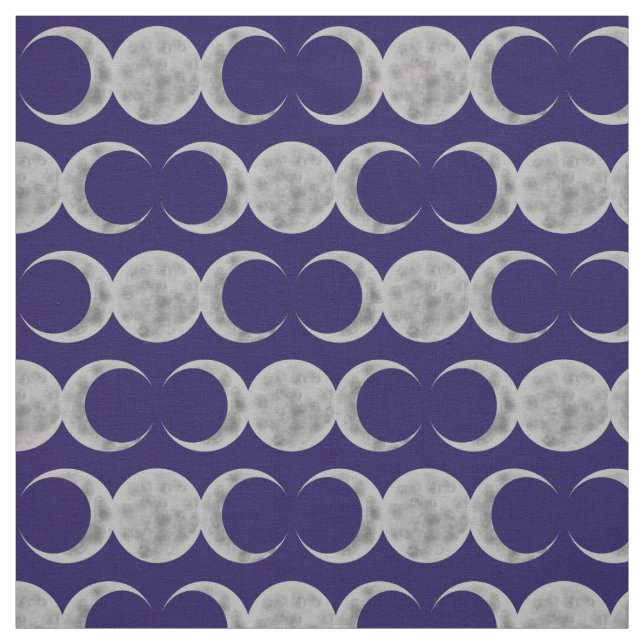 Tecido Lua Tripla Pálida Escolha Sua Própria Cor De Fundo (Modelo)