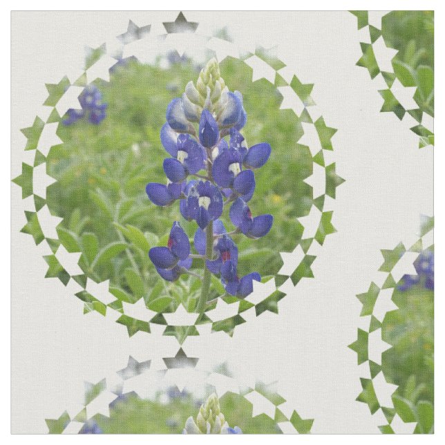 Tecido Lupine azul (Detalhe)