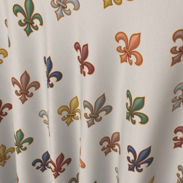 Tecido Luz de Design de Flor-de-lis de Terra com Bosques (Criador carregado)