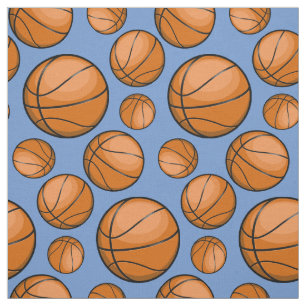 Tecido Luz dispersada dos basquetebol - azul