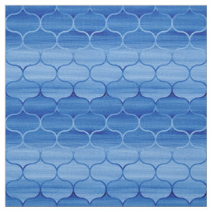 Tecido Luz geométrica ao teste padrão pintado azul escu