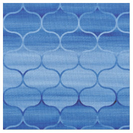 Tecido Luz geométrica ao teste padrão pintado azul escuro