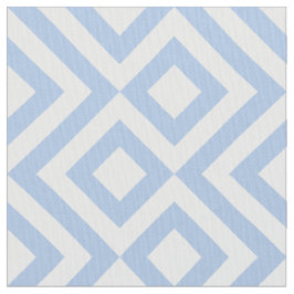 Tecido Luz - teste padrão geométrico do meandro do azul e