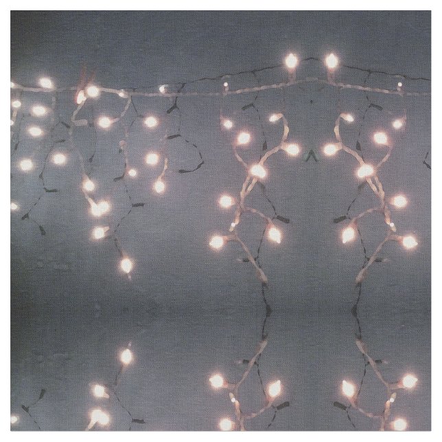 Tecido Luzes brancas (Detalhe)