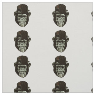 Tecido Macaco do hipster