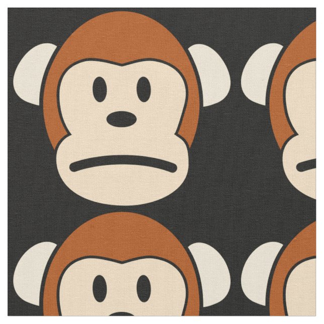 Tecido macaco, tecido, à venda! (Detalhe)