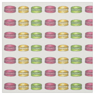 Tecido Macaron Patisserie Pastelaria Francesa