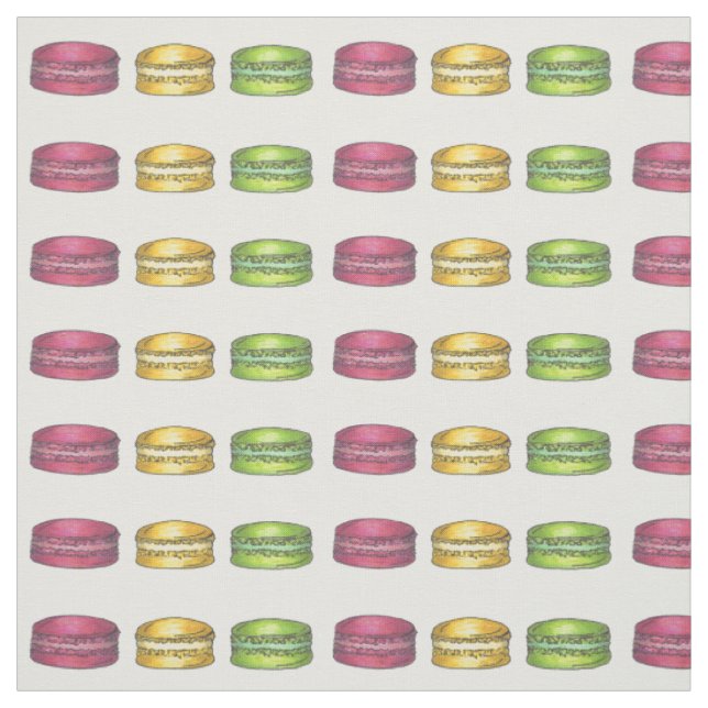 Tecido Macaron Patisserie Pastelaria Francesa (Modelo)