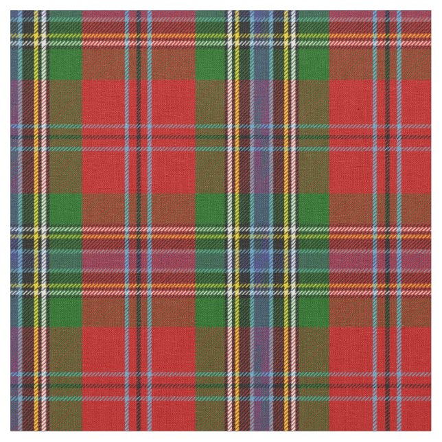 Tecido MacLean do impressão do Tartan de Duart (Detalhe)