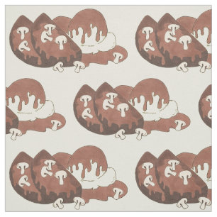 Tecido Mãe Meatloaf Diner Comida Gravata Lavada Batatas