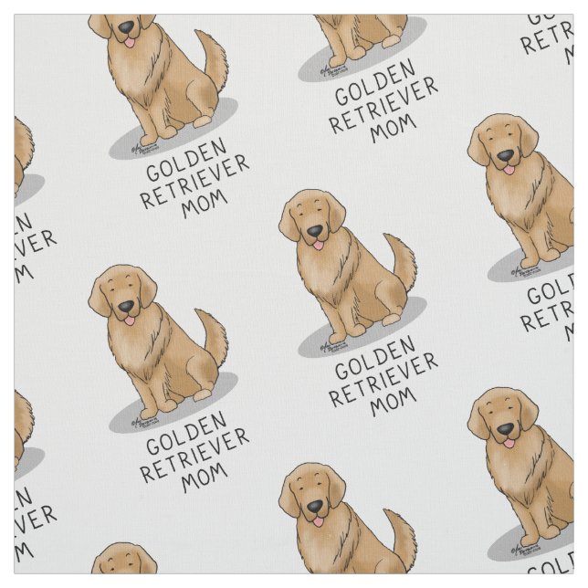 Tecido Mãe ouro de Retriever (Modelo)