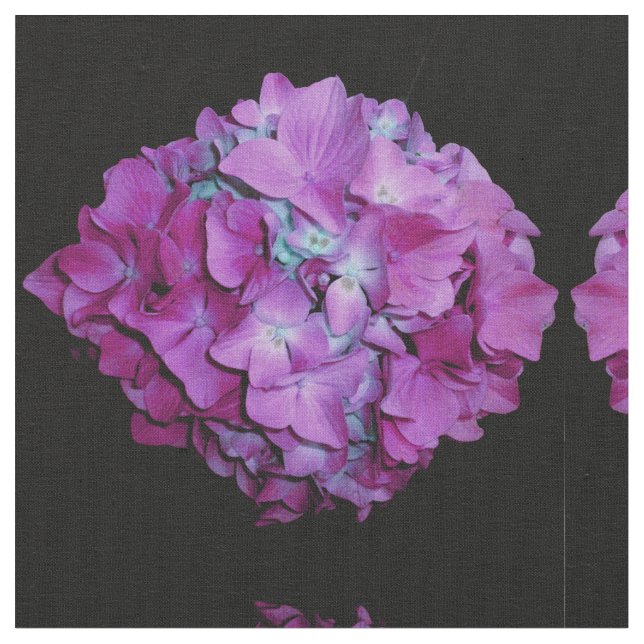 Tecido Magenta cor-de-rosa púrpura Hydrangea (Detalhe)