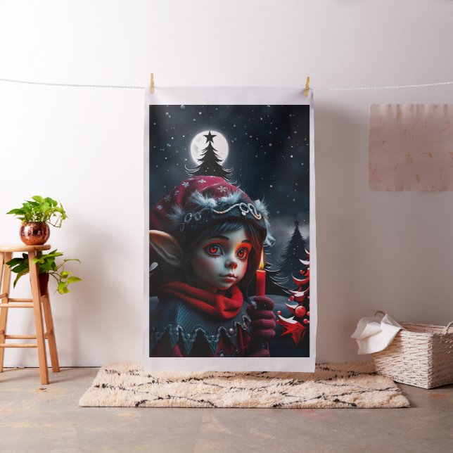 Tecido Magia do elfo gótico debaixo da lua de cheio. (In Situ)