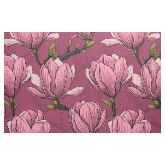 Tecido Magnolia Jardim (Fat Quarter)