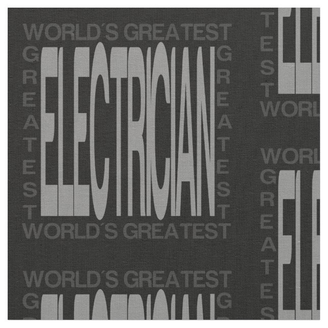 Tecido Maior eletricista do mundo (Detalhe)