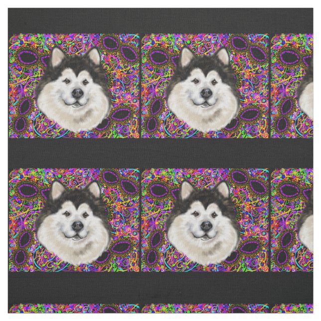 Tecido Malamute do Alasca (Modelo)
