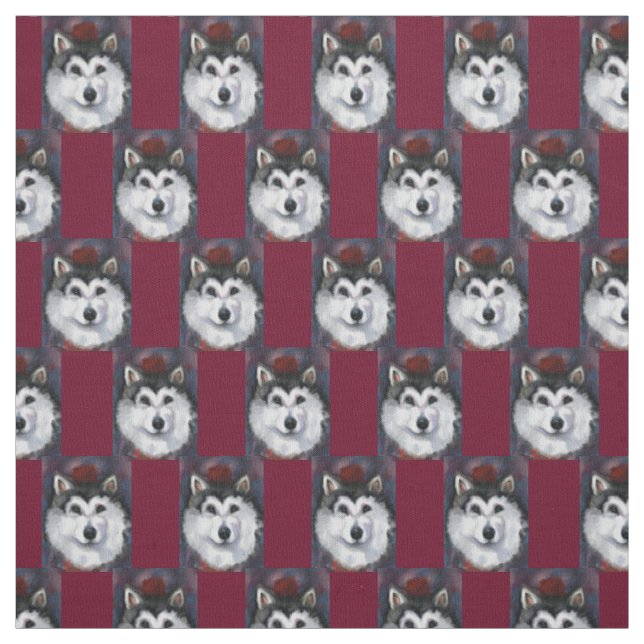 Tecido Malamute do Alasca  (Modelo)