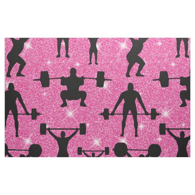Tecido Malhação Workout Gym Esporte Rosa (Fat Quarter)