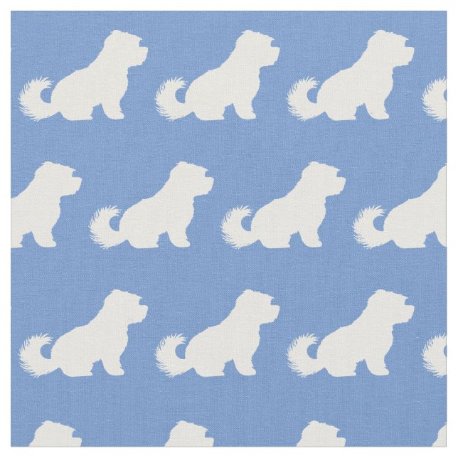 Tecido Maltês - Silhout Pet Light Blue (Detalhe)