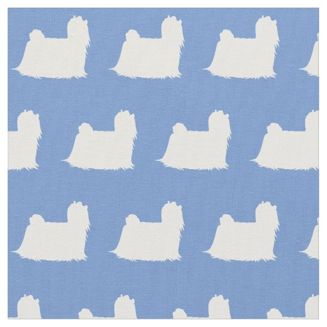 Tecido Maltês - Silhout Pet Light Blue (Detalhe)