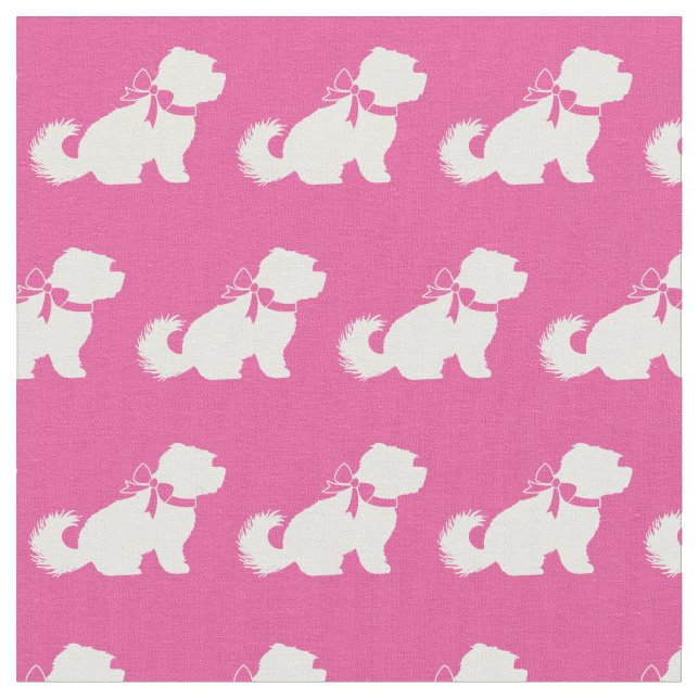 Tecido Maltês - Silhout Pet Pink (Detalhe)