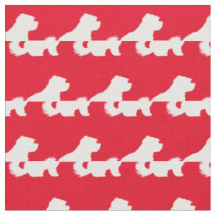 Tecido Maltês - Silhout Pet Red