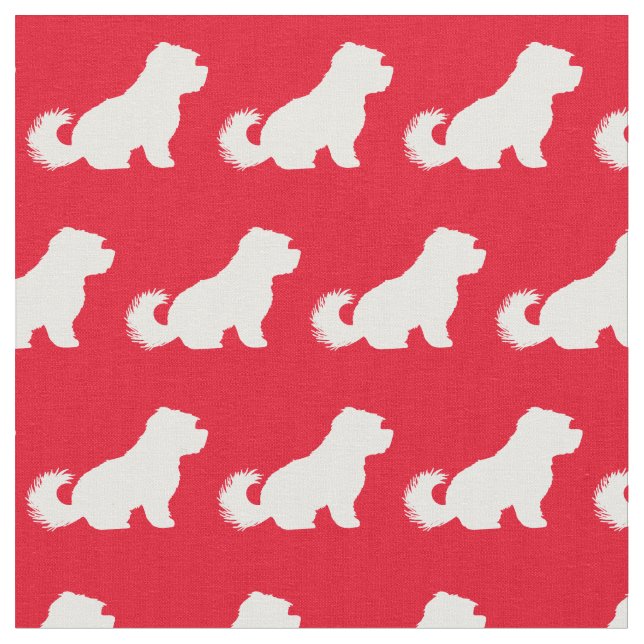 Tecido Maltês - Silhout Pet Red (Detalhe)
