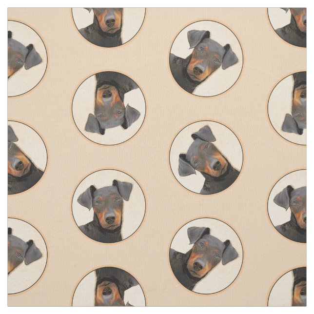 Tecido Manchester Terrier Pintura Original (Modelo)