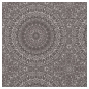 Tecido Mandala de Aquarela em Veludo Profundo em Tons de
