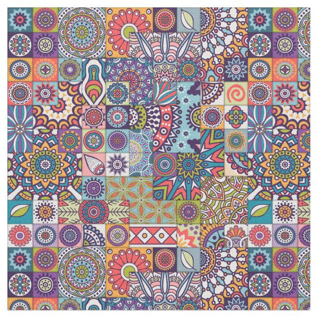 Tecido Mandala Pattern (Detalhe)