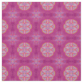 Tecido Mandalas em padrões de repetição Rosa Mistos