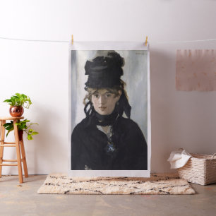 Tecido Manet - Berthe Morisot com um buquê de violetas